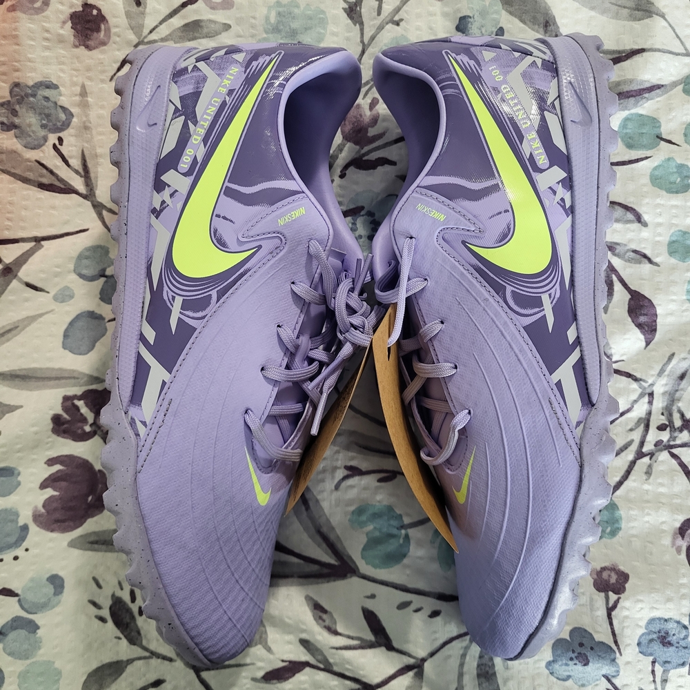 NEW Nike United Phantom GX 2 Academy FG/MG Soccer Cleats, Purple - Picture 8 of 10